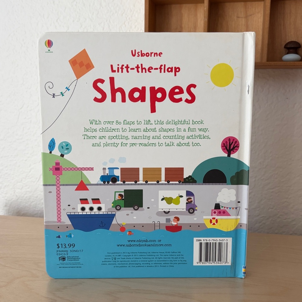 Usborne Lift-the-flap Shapes Board Book - homeschool preschool - Picture 6 of 7